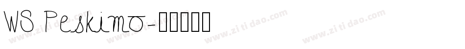 WS Peskimo字体转换